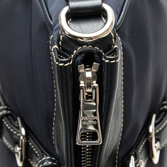 Prada Navy Blue Shoulder Bag - Picture 6 of 10